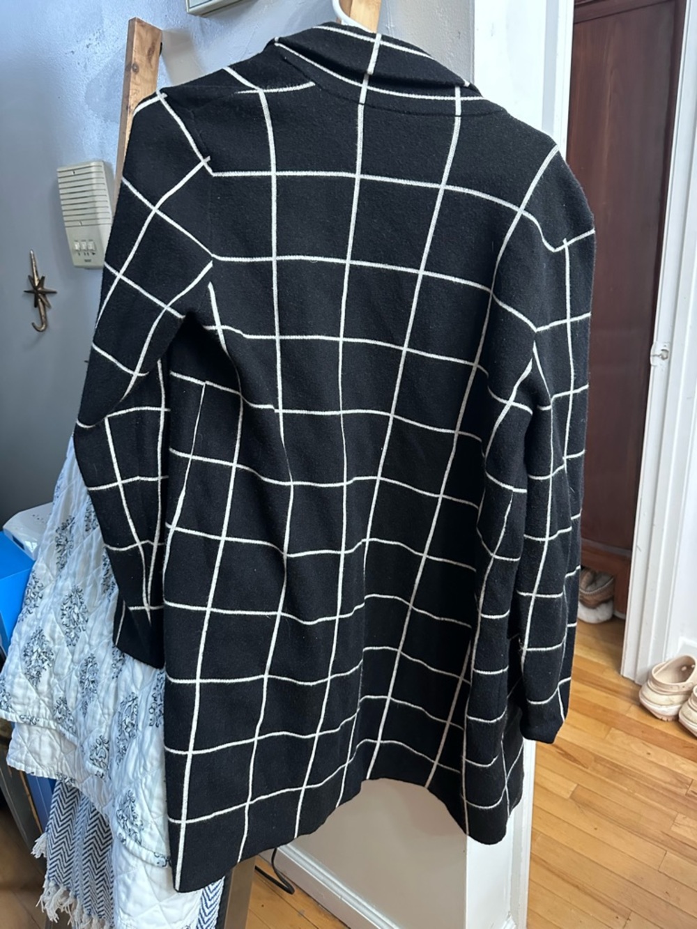 Rafaela Windowpane Cardigan - Picture 3 of 4